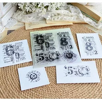 Штамп "Нумерология", 6,8х5,6 см (AgiArt)