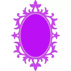 Нож для вырубки "Овальная рамка" (Scrapman)