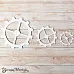 Чипборд "Вечные странники. Шейкер. Шестеренка 1 маленькая" (ScrapMania)