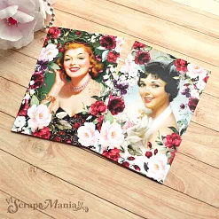 Набор карточек "Марсала" (ScrapMania)