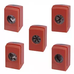 Дырокол 1,2 см со сменными насадками, 5 штук (Остров сокровищ)