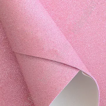 Лист фоамирана А4 с глиттером "Розовый", на клеевой основе, 2 мм
