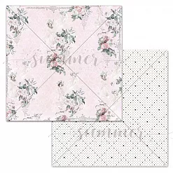 Бумага 30х30 см "Blooming Day. To be happy" (Summer Studio)
