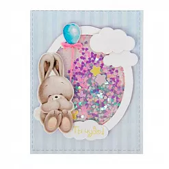 Набор для создания открытки-шейкера "Ты чудо!" (АртУзор) Набор для создания открытки-шейкера "Ты чудо!" (АртУзор)