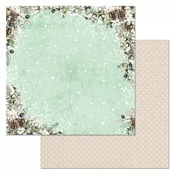 Бумага "Новогодние традиции. Снегопад" (ScrapMania)