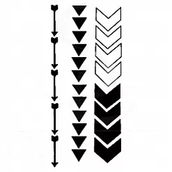 Набор штампов "Стрелочки 2" (Студия "Елена") Набор штампов "Стрелочки 2" (Студия "Елена")