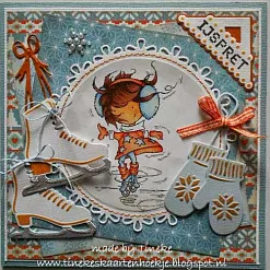 Нож для вырубки "Коньки" (Marianne design)