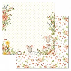 Набор бумаги 30,5х30,5 см "Варенье из одуванчиков", 12 листов (ScrapMania)
