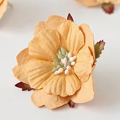 Цветок пиона "Персиковый" (Craft)