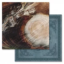 Набор бумаги 30,5х30,5 см "Викинги", 12 листов (ScrapMania)