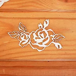 Украшение из чипборда "Розы" (Просто небо) Украшение из чипборда "Розы" (Просто небо)