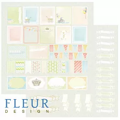 Бумага "Детская коллекция. Билет в детство" (Fleur-design)