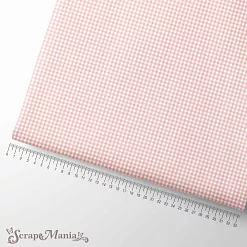 Отрез ткани 75х50 см "МурТильда. Розовая клетка" (ScrapMania)