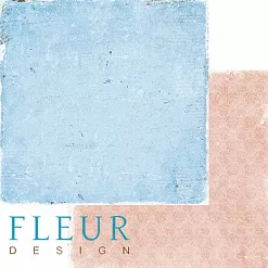 Набор бумаги 15х15 см "Забытое лето", 24 листа (Fleur-design)