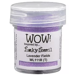 Пудра для эмбоссинга полупрозрачная "Lavender Fields. Лавандовые поля" (WOW)