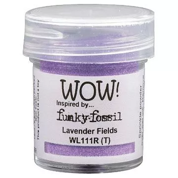 Пудра для эмбоссинга полупрозрачная "Lavender Fields. Лавандовые поля" (WOW)