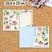 Заготовка для мини-открытки 7,5х10,5 см "Цветы", 1 шт (ScrapMania)