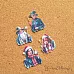 Набор тканевых высечек "Рождество у волшебников. Персонажи", 19 шт (ScrapMania)