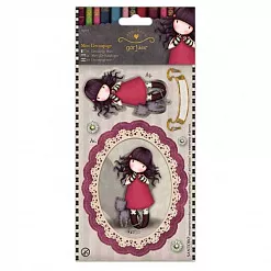 Аппликация бумажная вырубная 10х21 см "Santoro. Simply Gorjuss. Настоящая любовь" (DoCrafts)