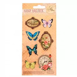 Набор объемных наклеек 8х17 см "Жизнь прекрасна" (АртУзор) Набор объемных наклеек 8х17 см "Жизнь прекрасна" (АртУзор)