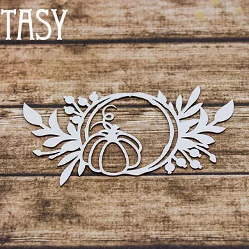 Чипборд "Маленькая рамка с тыквой 2263" (Fantasy)