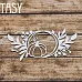 Чипборд "Маленькая рамка с тыквой 2263" (Fantasy)