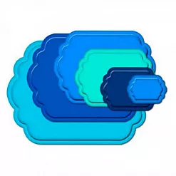 Набор ножей для вырубки "Ярлыки закругленные" (Spellbinders)