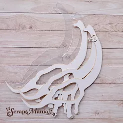 Чипборд "Эра динозавров. Шейкер. Диплодок большой" (ScrapMania)