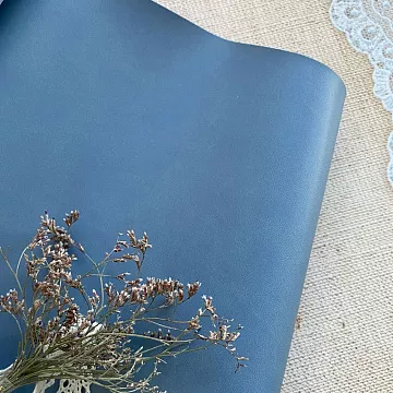 Отрез экокожи 30х69 см "Матовый. Серо-голубой" (Pty Китай)