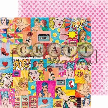 Бумага "Поп-арт. Искусство" (CraftPaper)