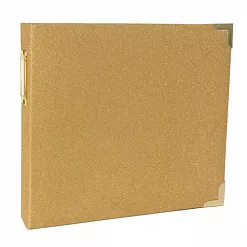 Альбом 20х20 см "Gold Glitter" (American Crafts)