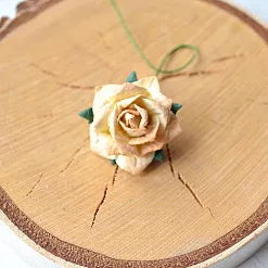 Цветок жасмина "Бежевый двухтоновый", 1 шт (Craft)