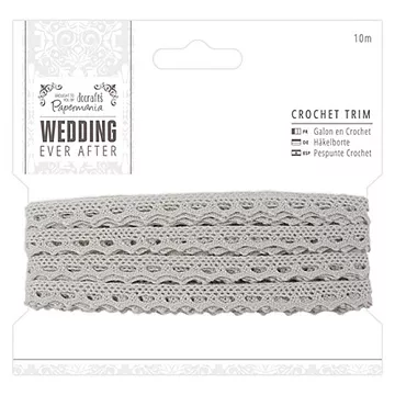 Кружево "Wedding. Серое", 10 м (DoCrafts)