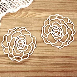 Набор украшений из чипборда "Цветы 47" (Просто небо) Набор украшений из чипборда "Цветы 47" (Просто небо)