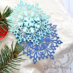 Нож "Снежинка большая 3", 8х8 см (ScrapMania)