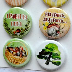 Набор фишек "По грибы, по ягоды. Грибное место" (ScrapMania)