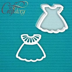 Украшение из чипборда "Шейкер. Платье", большое (CraftStory)