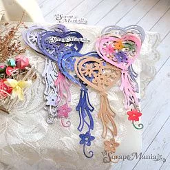 Нож "Воздушные шары. Сердце", 5,5х12,5 см (ScrapMania)