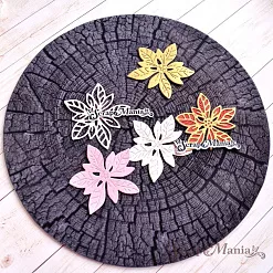 Нож "Новогодняя красота. Пуансеттия", 4,8х4,8 см (ScrapMania) Нож "Новогодняя красота. Пуансеттия", 4,8х4,8 см (ScrapMania)