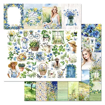 Бумага "Времена года: лето. Картинки" (ScrapMania)