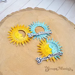 Нож "Русские сказки. Солнце и луна", 5х5 см (ScrapMania)