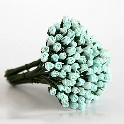 Букет микро-роз с закрытым бутоном "Мятный", 25 шт (Craft) Букет микро-роз с закрытым бутоном "Мятный", 25 шт (Craft)