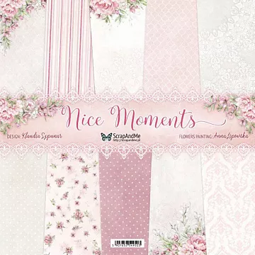 Набор бумаги 30х30 см "Nice Moments", 5 листов (ScrapAndMe)