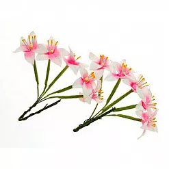 Букет лилий "Бело-розовые" (ScrapBerry's)