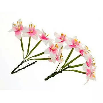 Букет лилий "Бело-розовые" (ScrapBerry's)