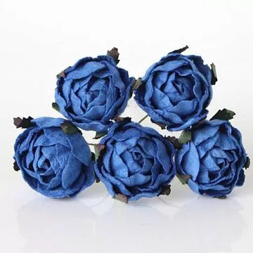 Букет ранункулюсов "Синий", 2,5 см, 5 шт (Craft)