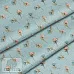 Отрез ткани 79х50 см "Цветы на голубом" (Cotton)