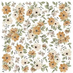 Бумага 20х20 см "Веселые хвостики. Для вырезания. Лютики цветочки" (PaperHome)