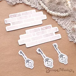 Набор высечек из бумаги "Улочки счастья" (ScrapMania) Набор высечек из бумаги "Улочки счастья" (ScrapMania)