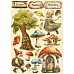 Набор деревянных украшений "Hidden Grove ", 17 шт (Stamperia)